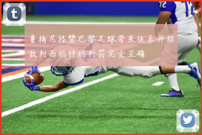 鲁梅尼格赞巴黎足球带来快乐并称裁判西伯特的判罚完全正确